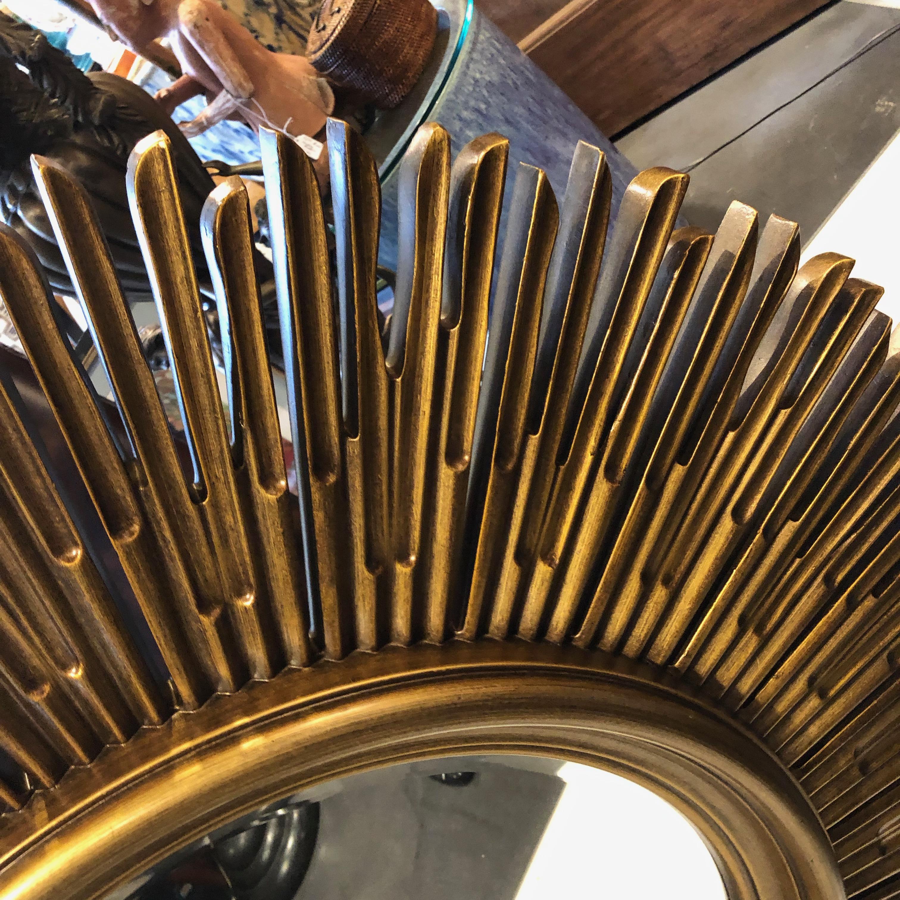 American Sunburst Gold Finished Mirror