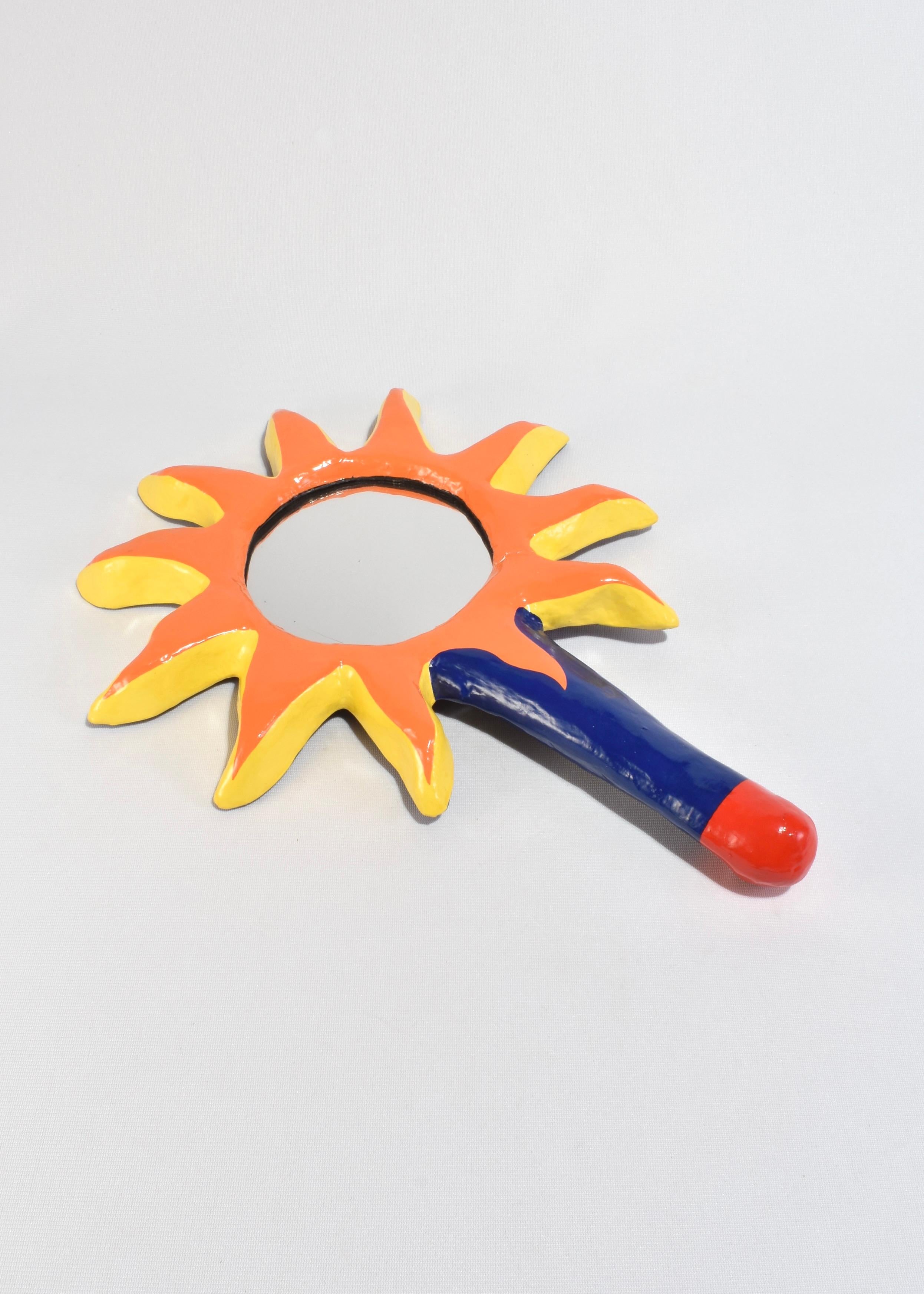 Sunburst Handspiegel (Ende des 20. Jahrhunderts) im Angebot