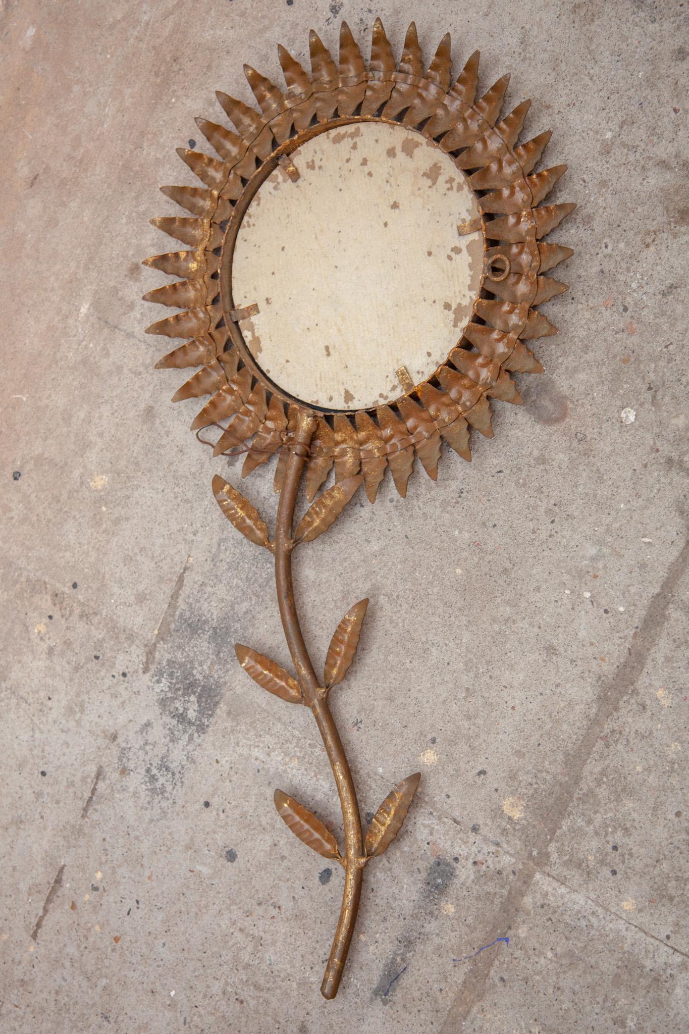Sunburst Mirror, 1950s For Sale 1