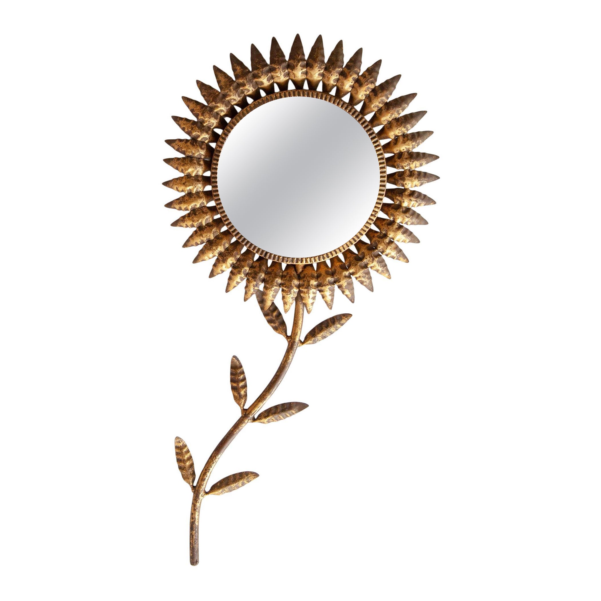Sunburst Mirror, 1950s For Sale