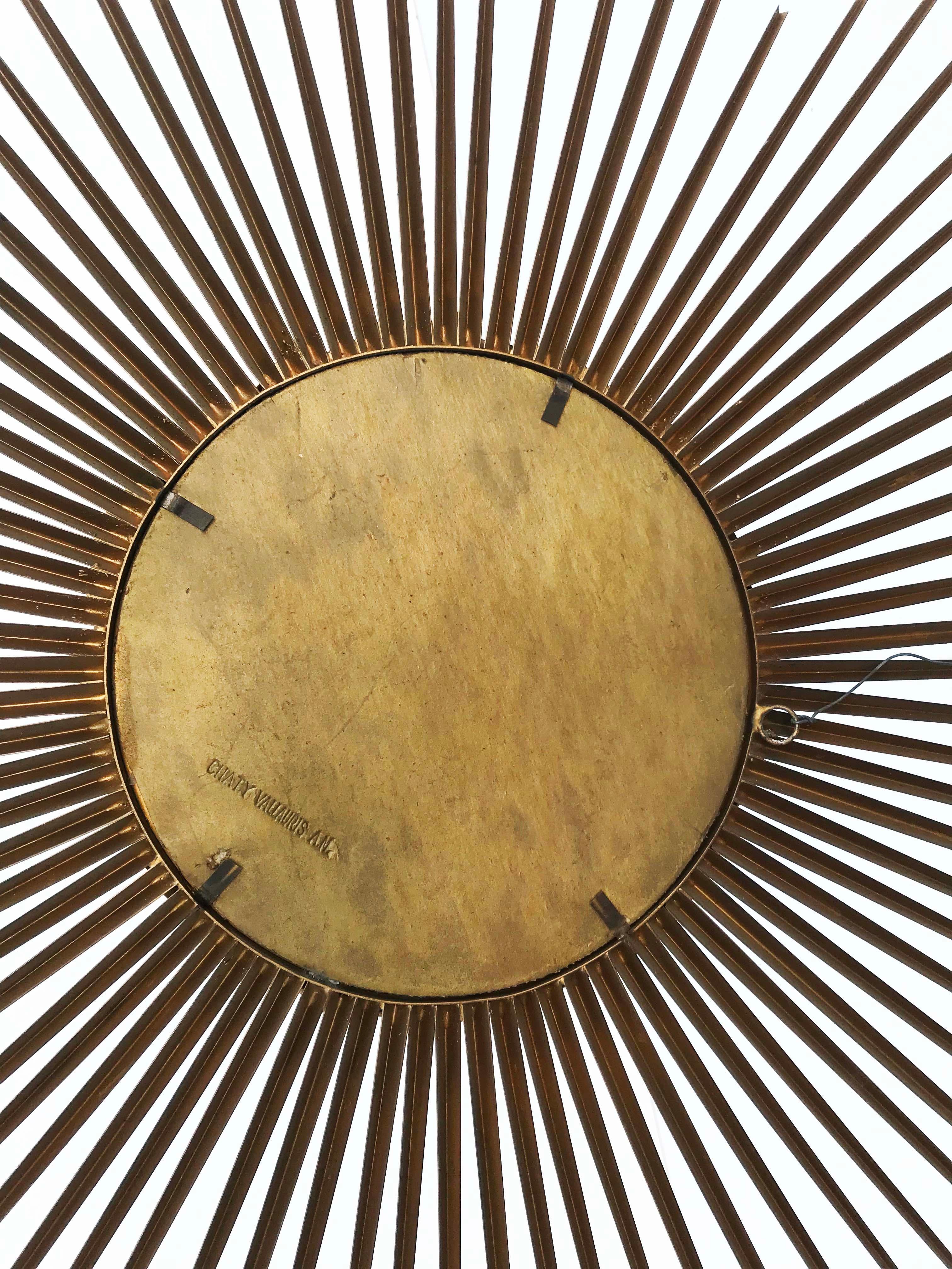 French Sunburst Mirror by Chaty Vallauris
