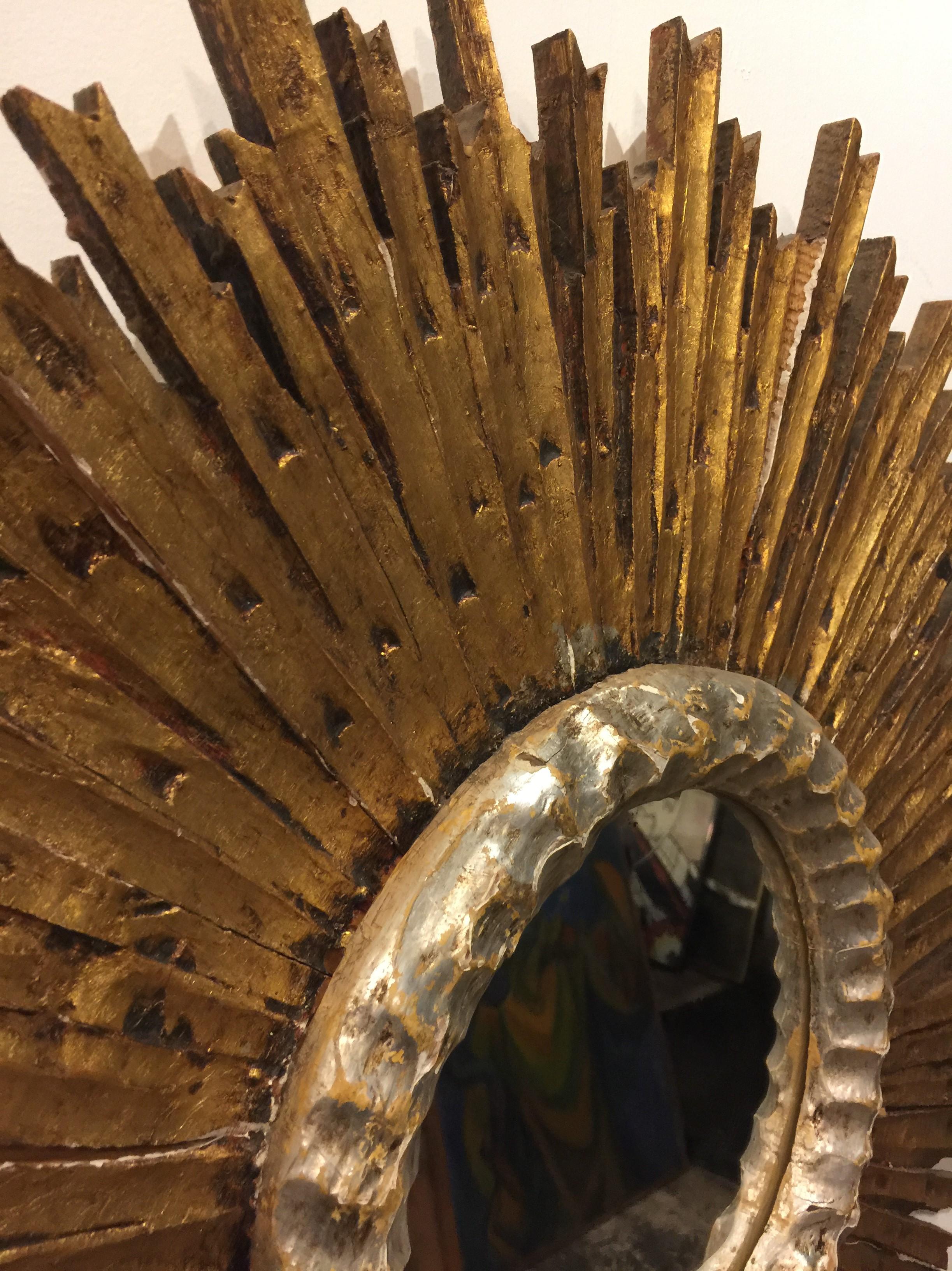 French Sunburst Mirror