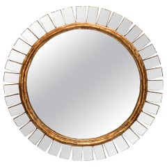 Sunburst Mirror in the Manner of Line Vautrin