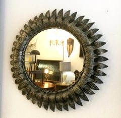 Sunburst Mirror with Back Light, circa 1960