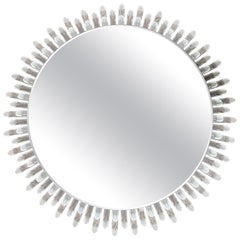 Sunburst mirror with backlight, 1970s