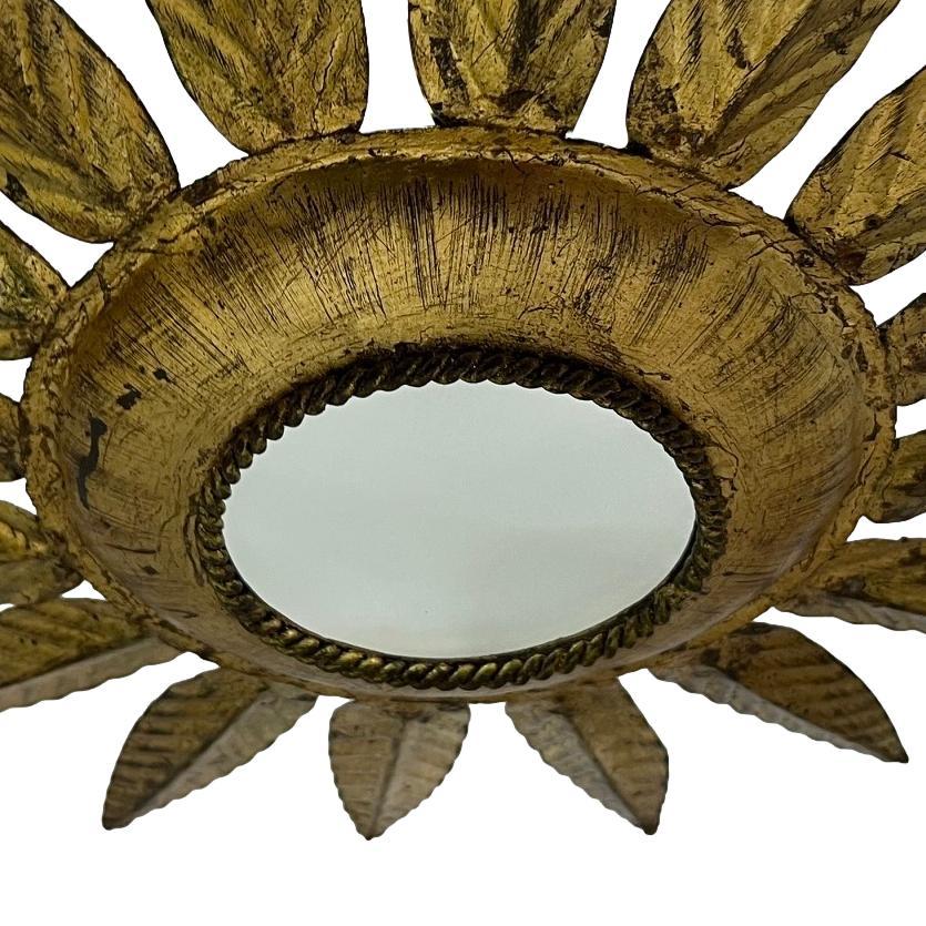 Lámpara colgante Sunburst Italiano en venta