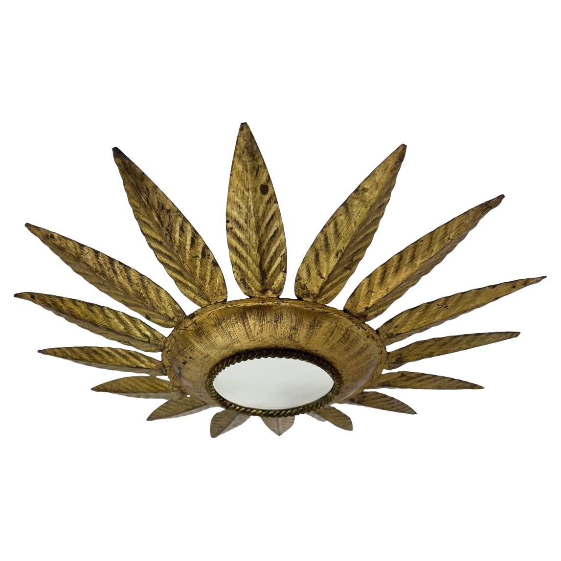 Sunburst Pendant Light Fixture