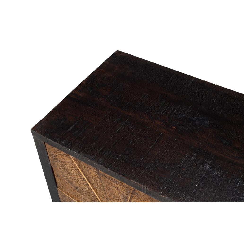 Sunburst Rustic Buffet Sideboard In New Condition For Sale In Westwood, NJ