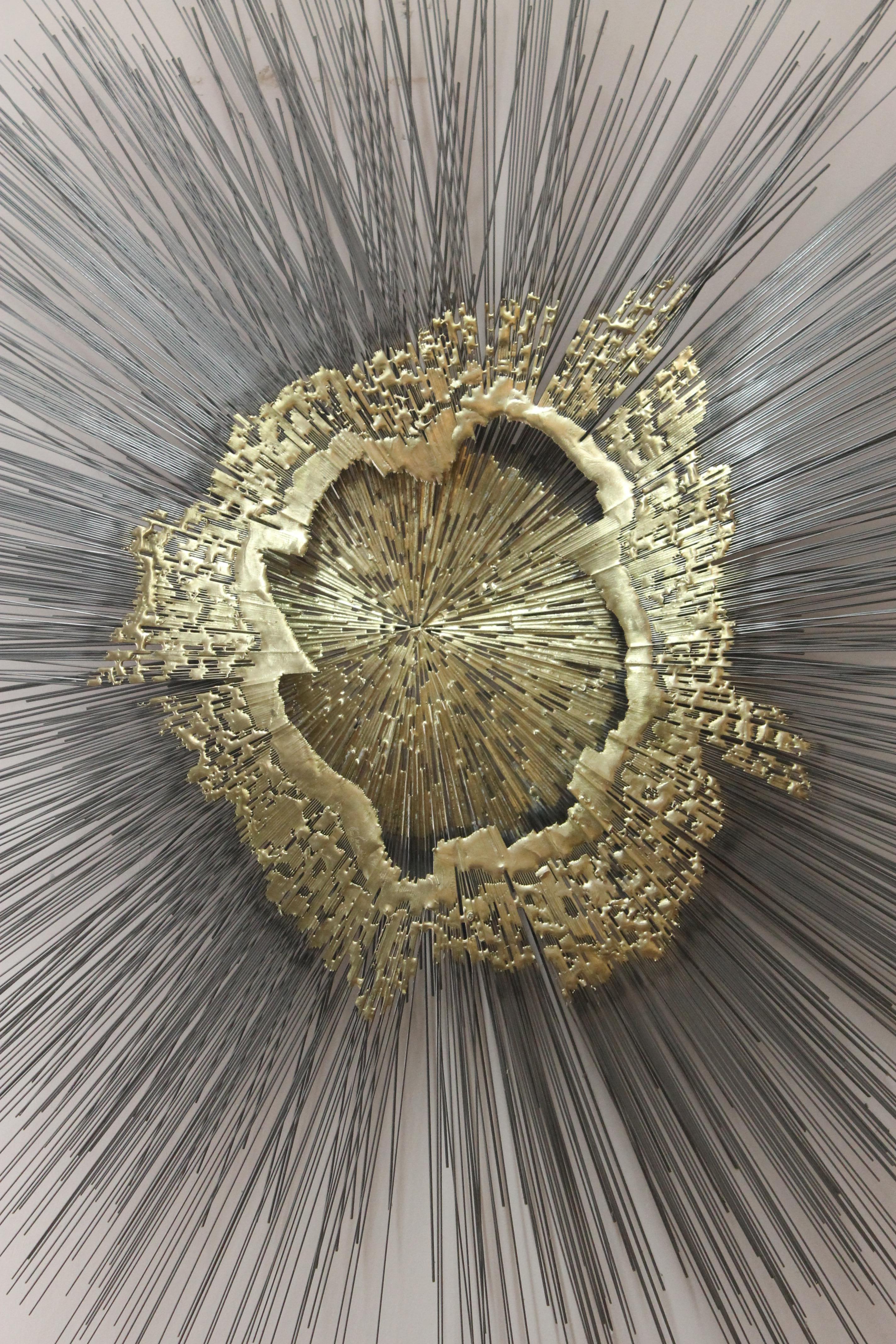 American Sunburst Sculpture by Fredrick Prescott