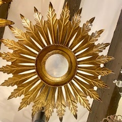Sunburst Shaped Light Fixture