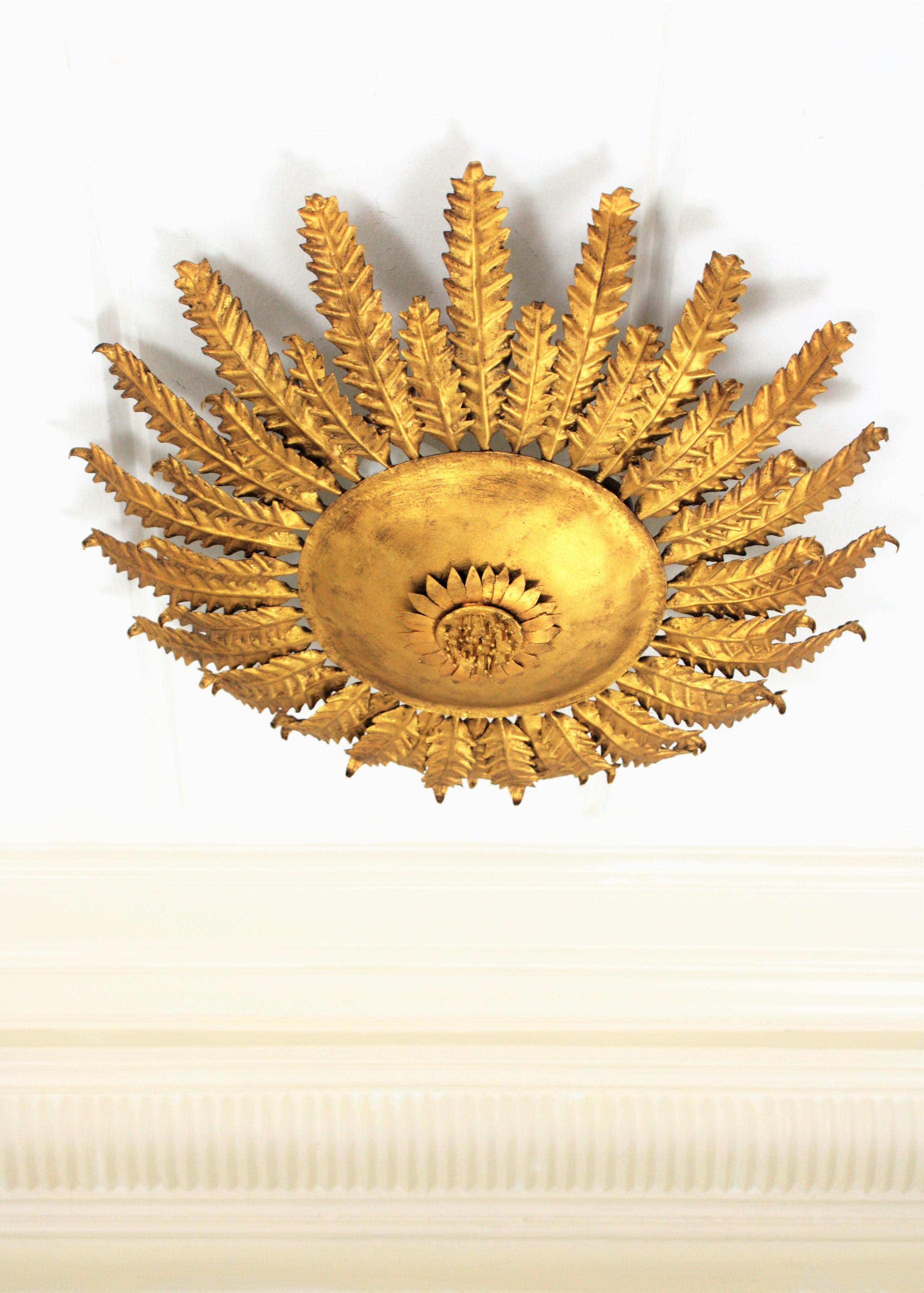 sunflower light fixture