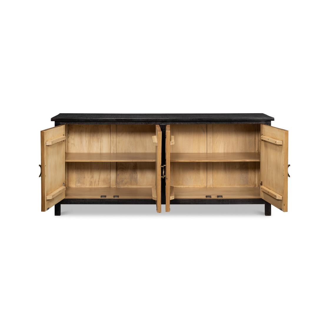 Rustique Enfilade Sunburst en vente
