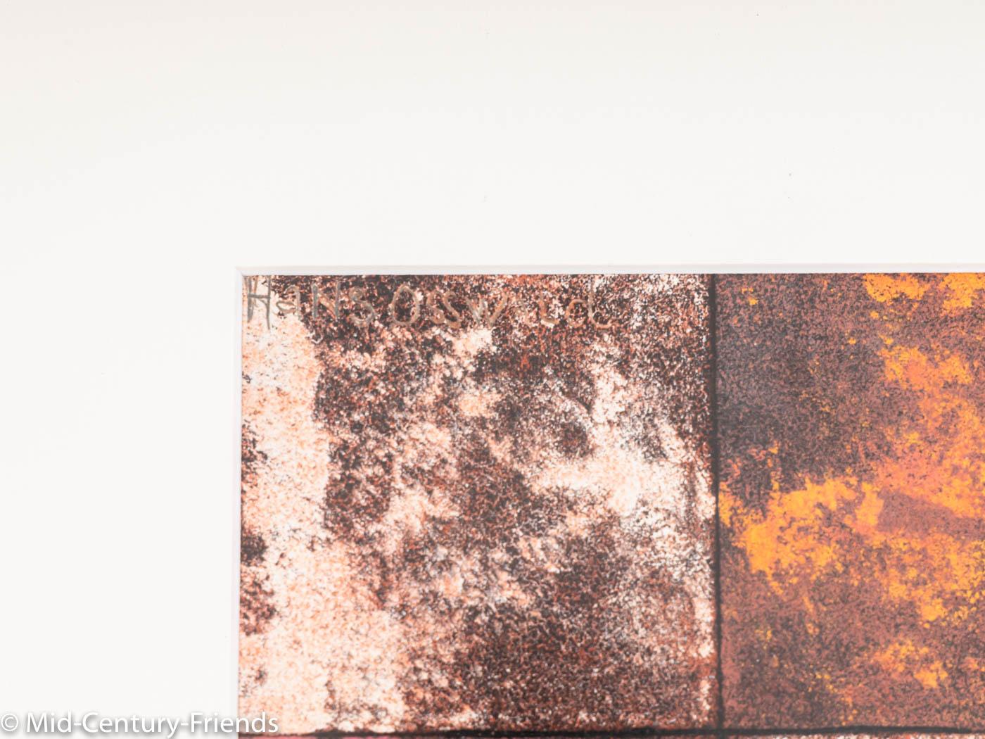 „Sund“ von Hans Osswald Mixed Media auf Papier im Angebot 1