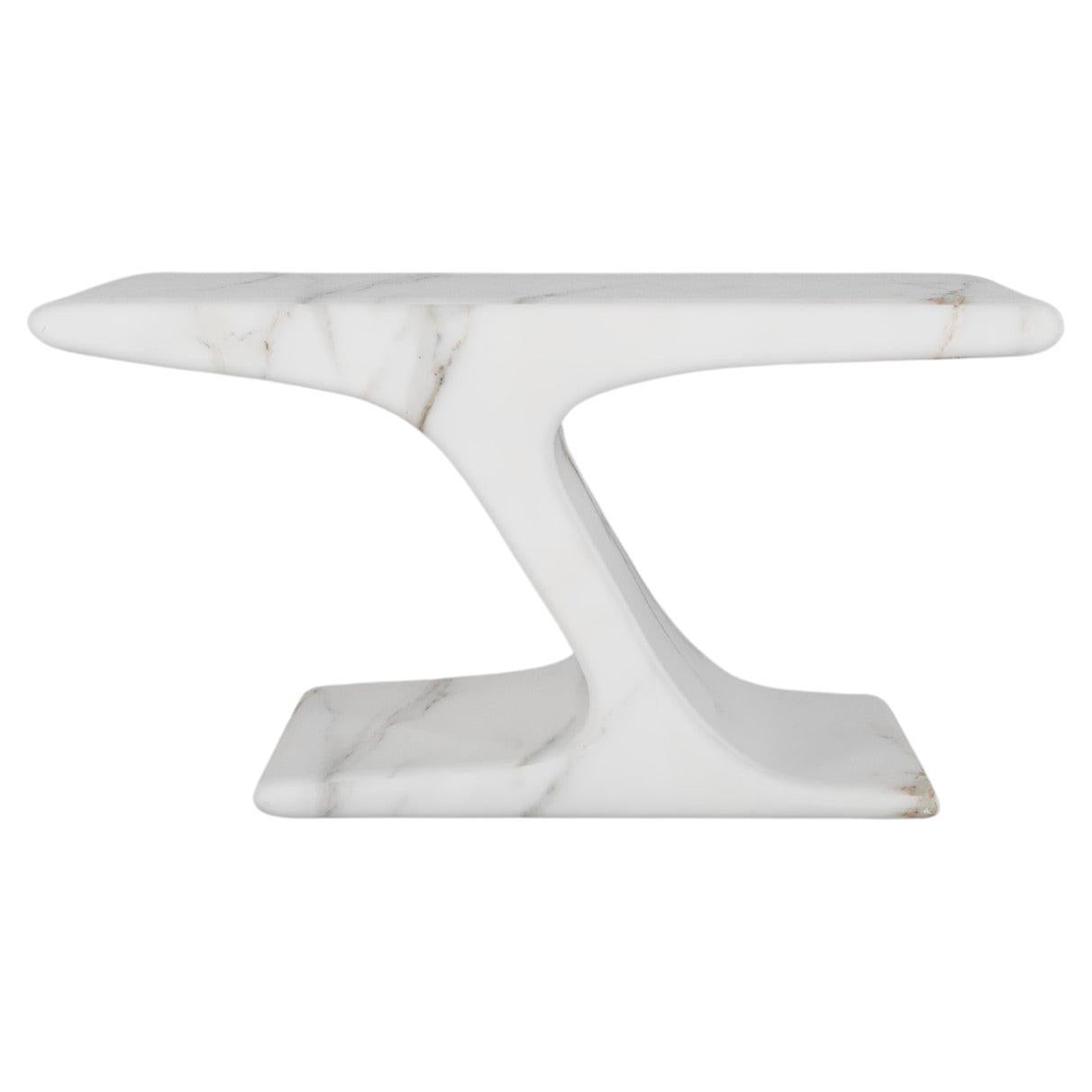 Sundar Console in Marble by Neal Aronowitz