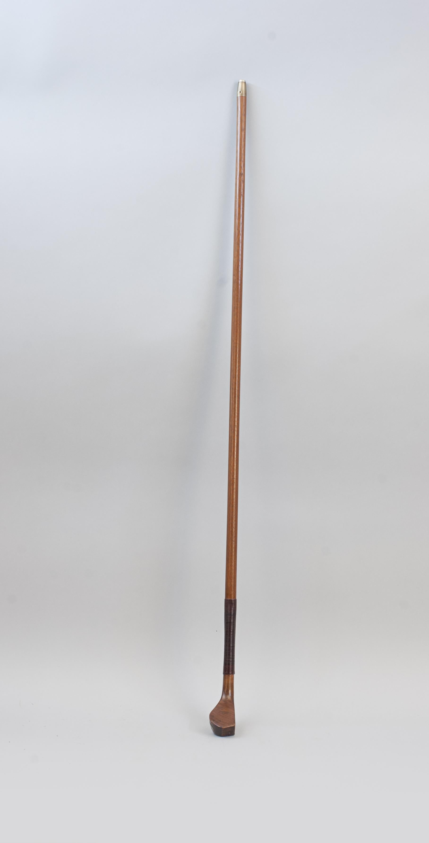 Mid-20th Century Sunday Club Golf Walking Stick