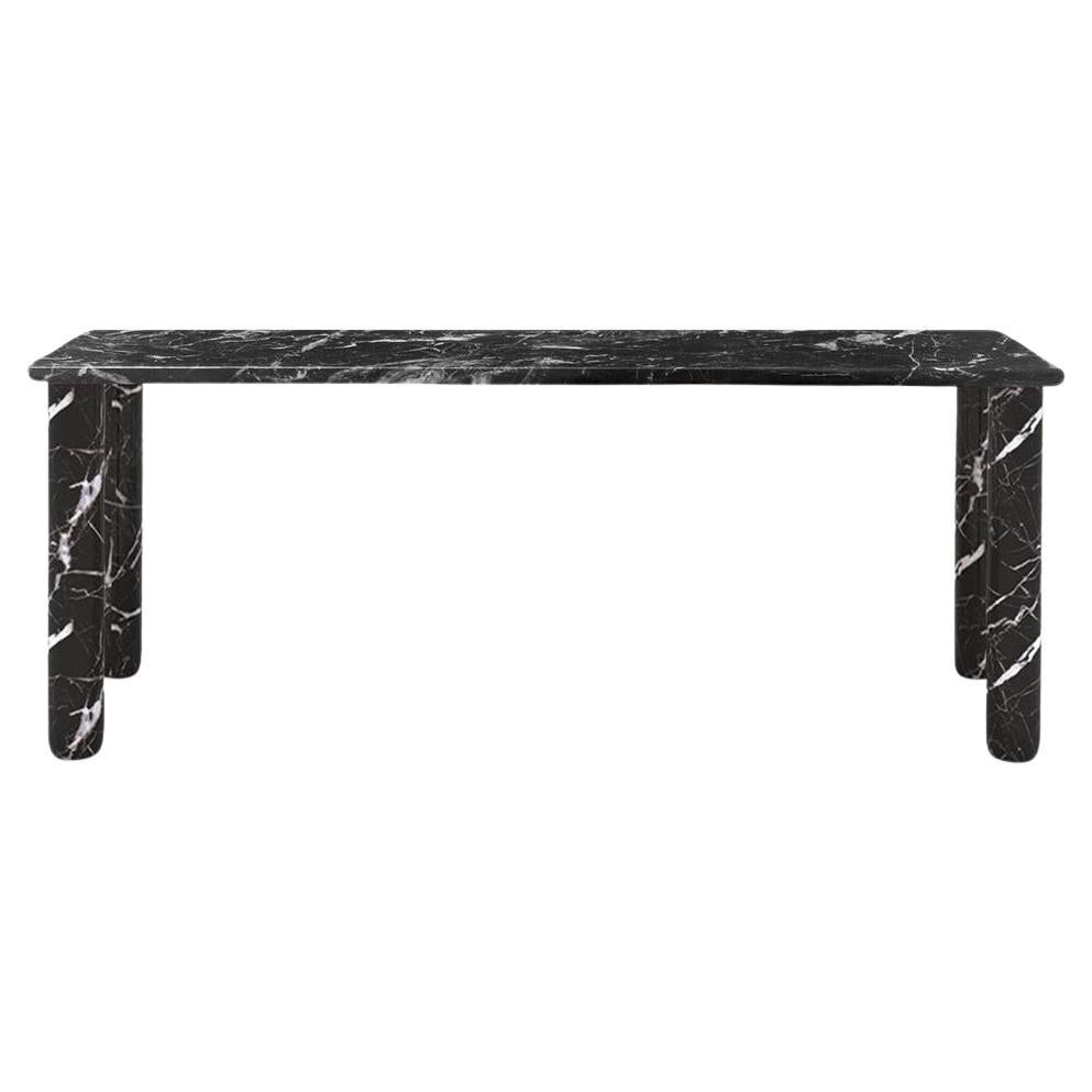 Sunday Dinner Table Black Marble Top Black Marble Legs By La Chance