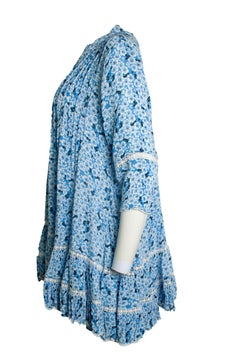 Sunday saint tropez, Floral dress in blue