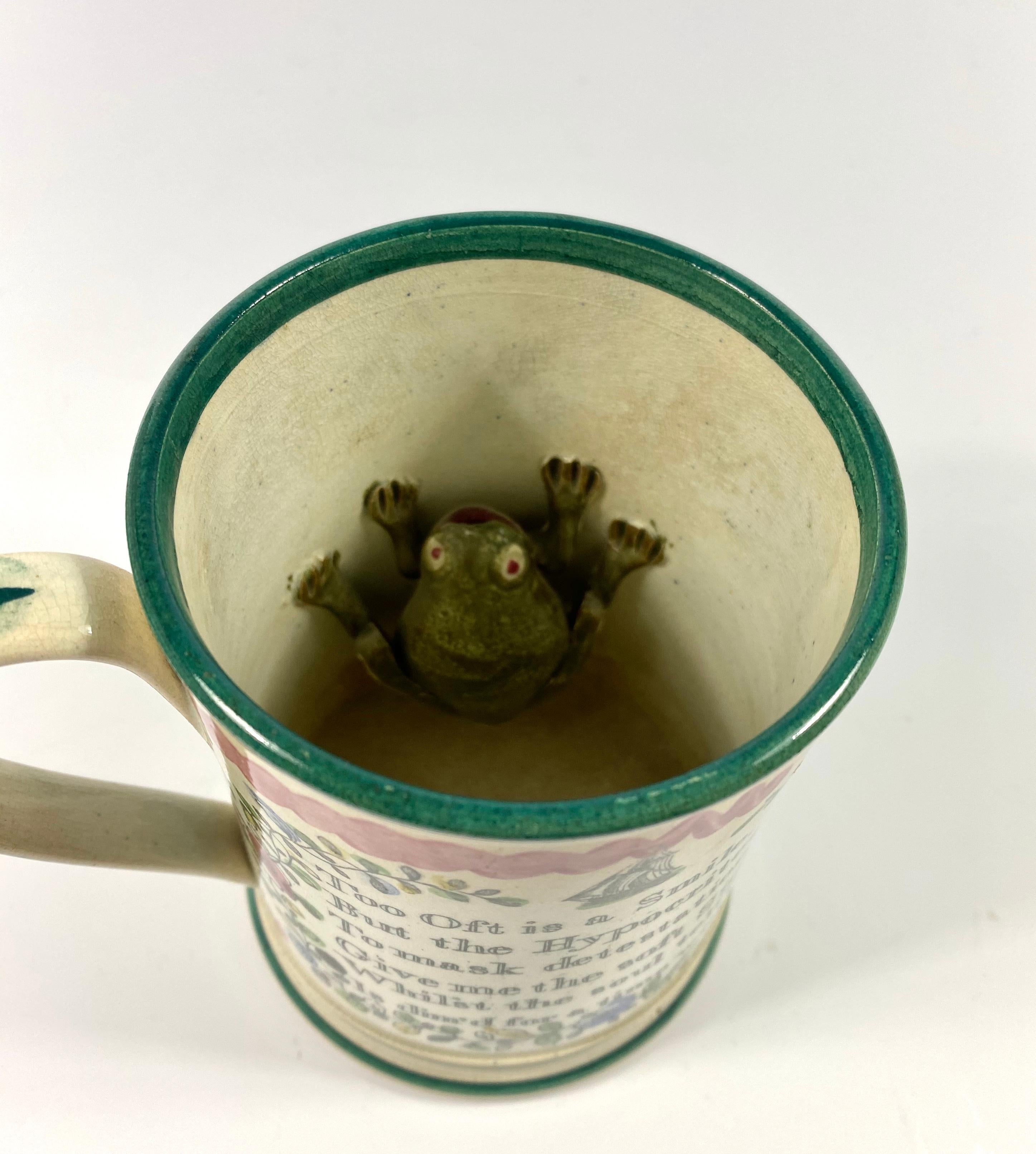 Georgian Sunderland Lustre ‘Frog’ Mug, circa 1820, Moore & Co.