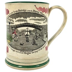 Antique Sunderland Lustre ‘Frog’ Mug, circa 1820, Moore & Co.