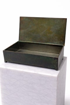 Sune Bäckström - Art Deco - Scatola con coperchio in bronzo, Svezia, 1930