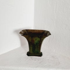 Sune Bäckström, Vase en bronze massif, Grâce suédoise / Art déco