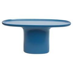 Sune S Matte Blue Ceramic Side Table