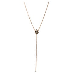 14 K Rose Gold Vintage inspired Y- Necklace SUNEERA