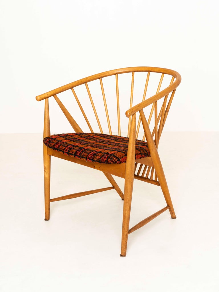 'Sunfeather' Chair by Sonna Rosen, Sweden 1950s In Good Condition For Sale In Hellouw, NL