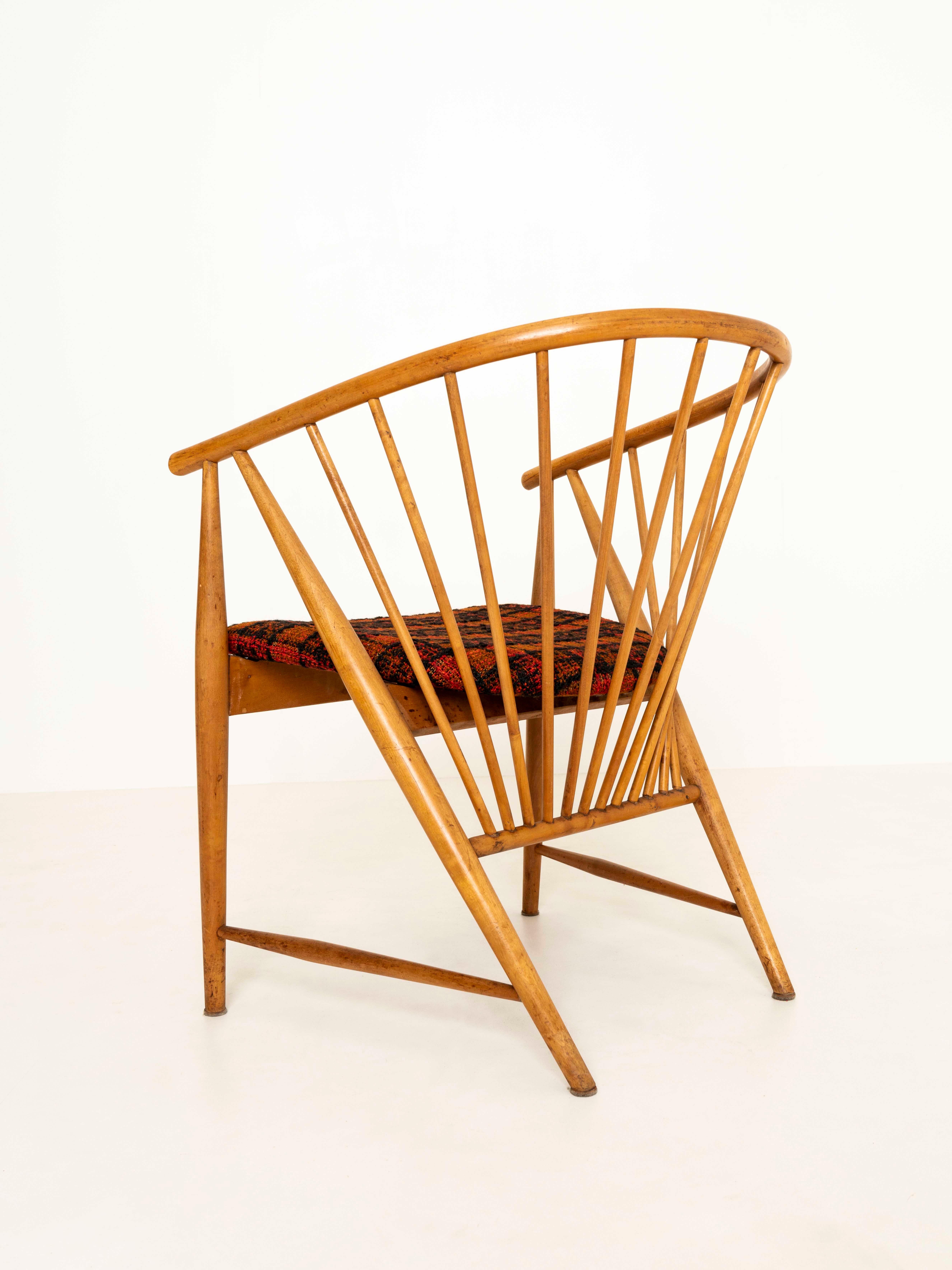 'Sunfeather' Chair by Sonna Rosen, Sweden 1950s In Good Condition In Hellouw, NL