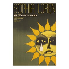 Sunflower 1971 Polish A1 Film Poster, Wiktor Gorka