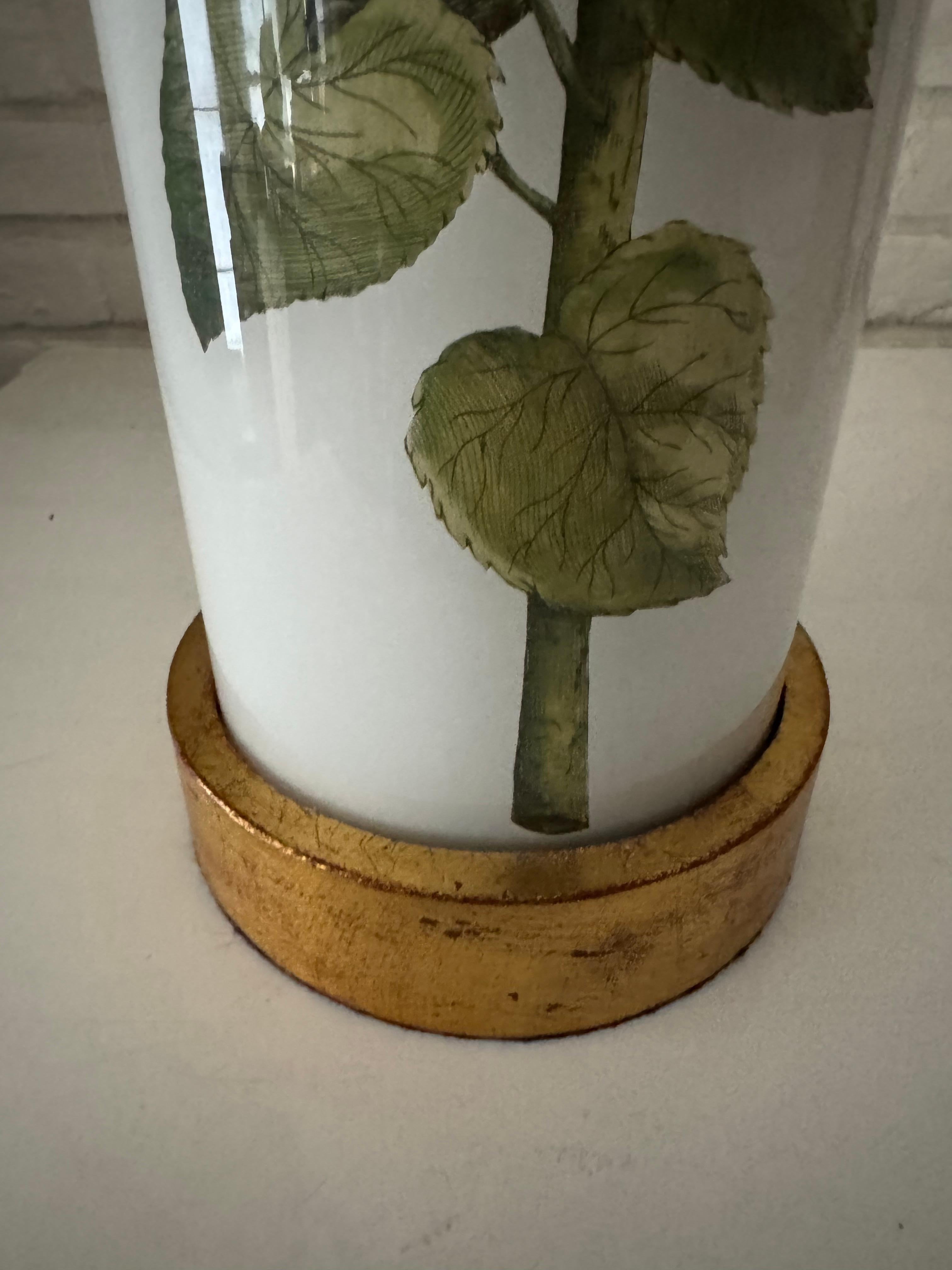 Romantic Sunflower decoupage lamp For Sale