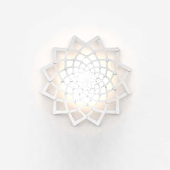 Sunflower Large Pendant Lamp in 2 Side Painted Bamboo Plywood by David Trubridge