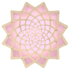 Sunflower Large Pendant Lamp in Bamboo Plywood by David Trubridge