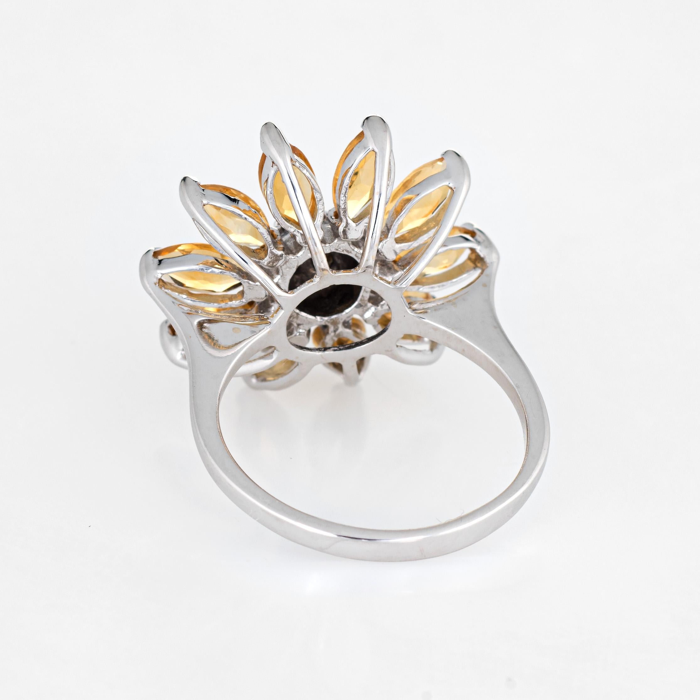 sunflower jewelry ring
