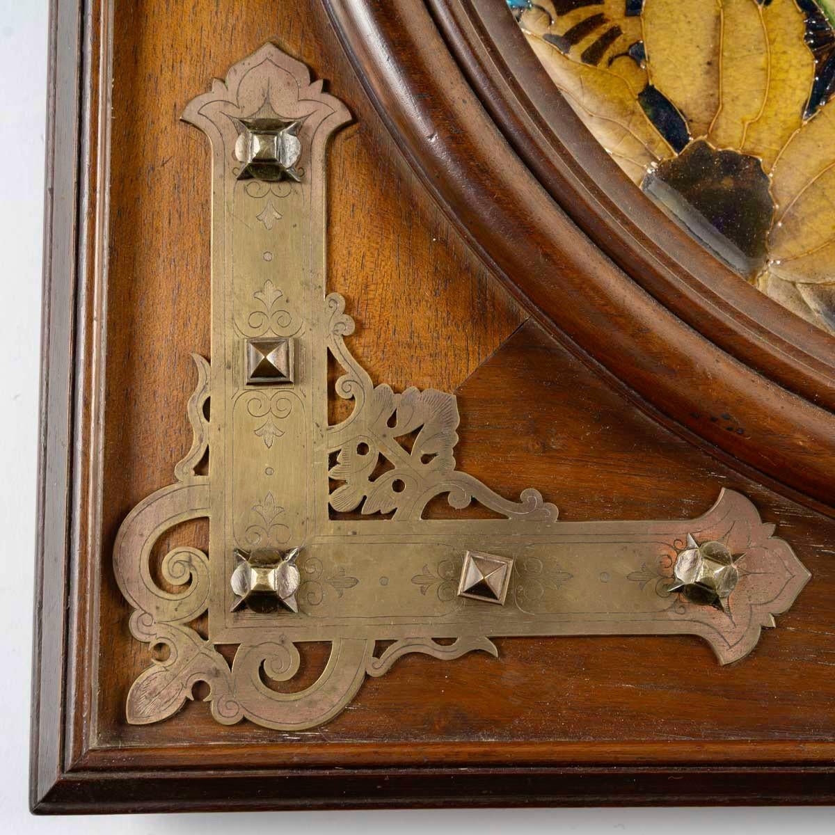 “Sunflowers “A 19th Century Aesthetic Movement Charger circa 1860 att. Lachenal 1