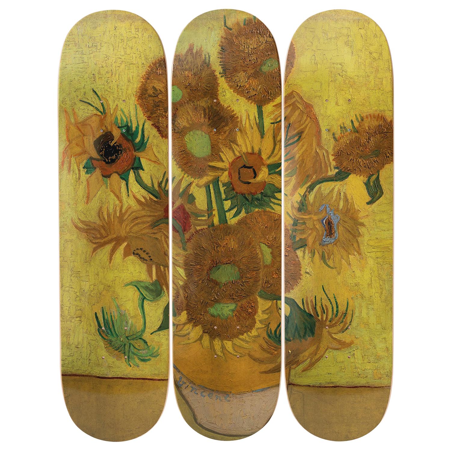 Voitures de Skateboard Tournesols d'après Vincent van Gogh