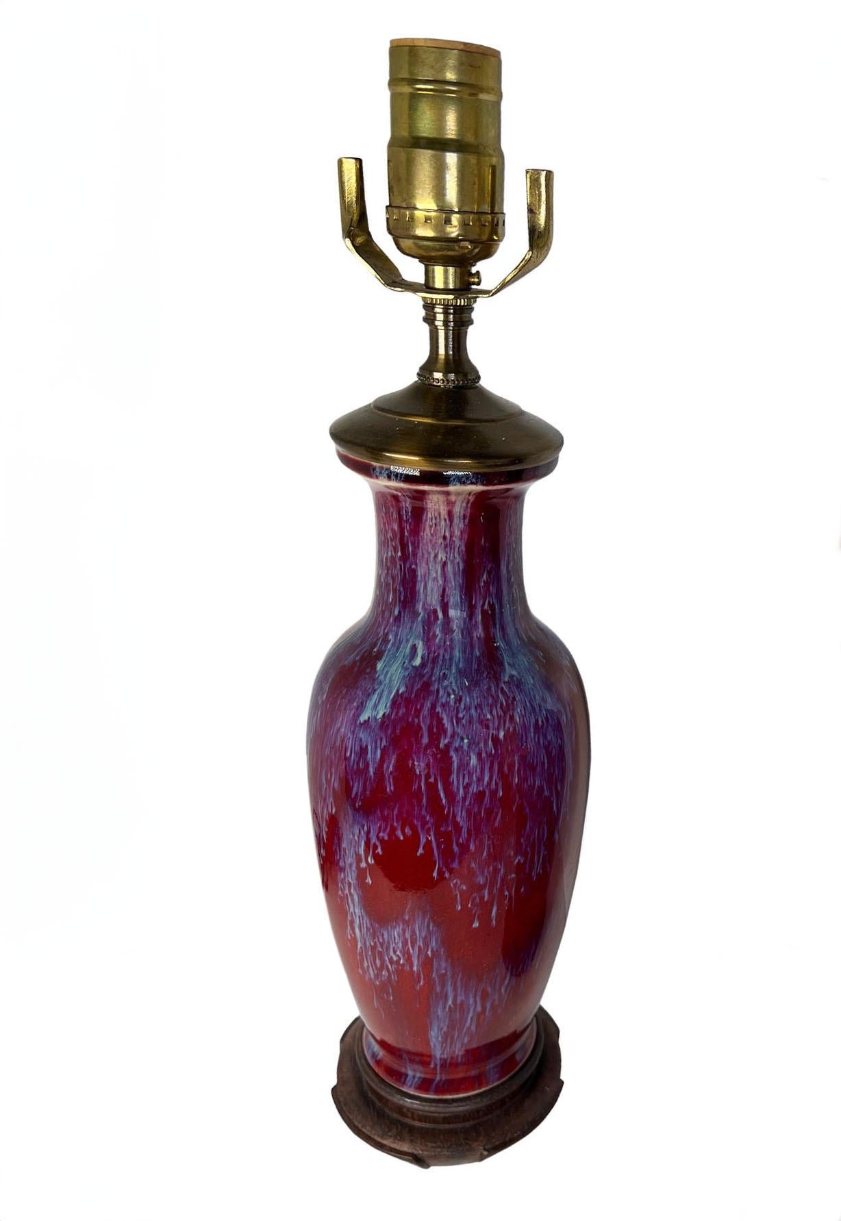 Sung De Boeuf-Vasen als Lampen - Ein Paar (Ende des 20. Jahrhunderts) im Angebot