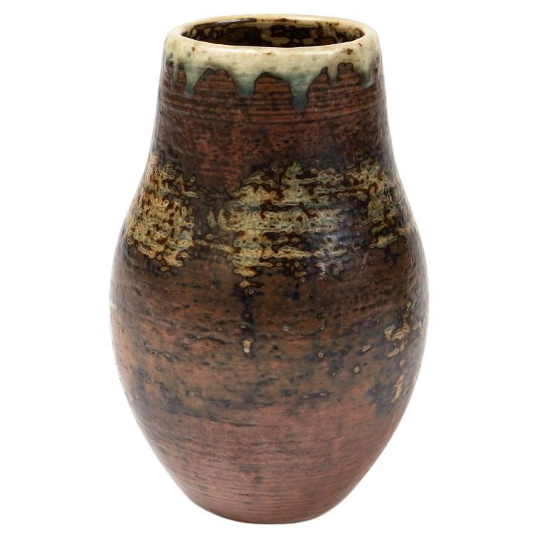 Vase en grès émaillé Sung par Kresten Bloch pour Royal Copenhagen en vente