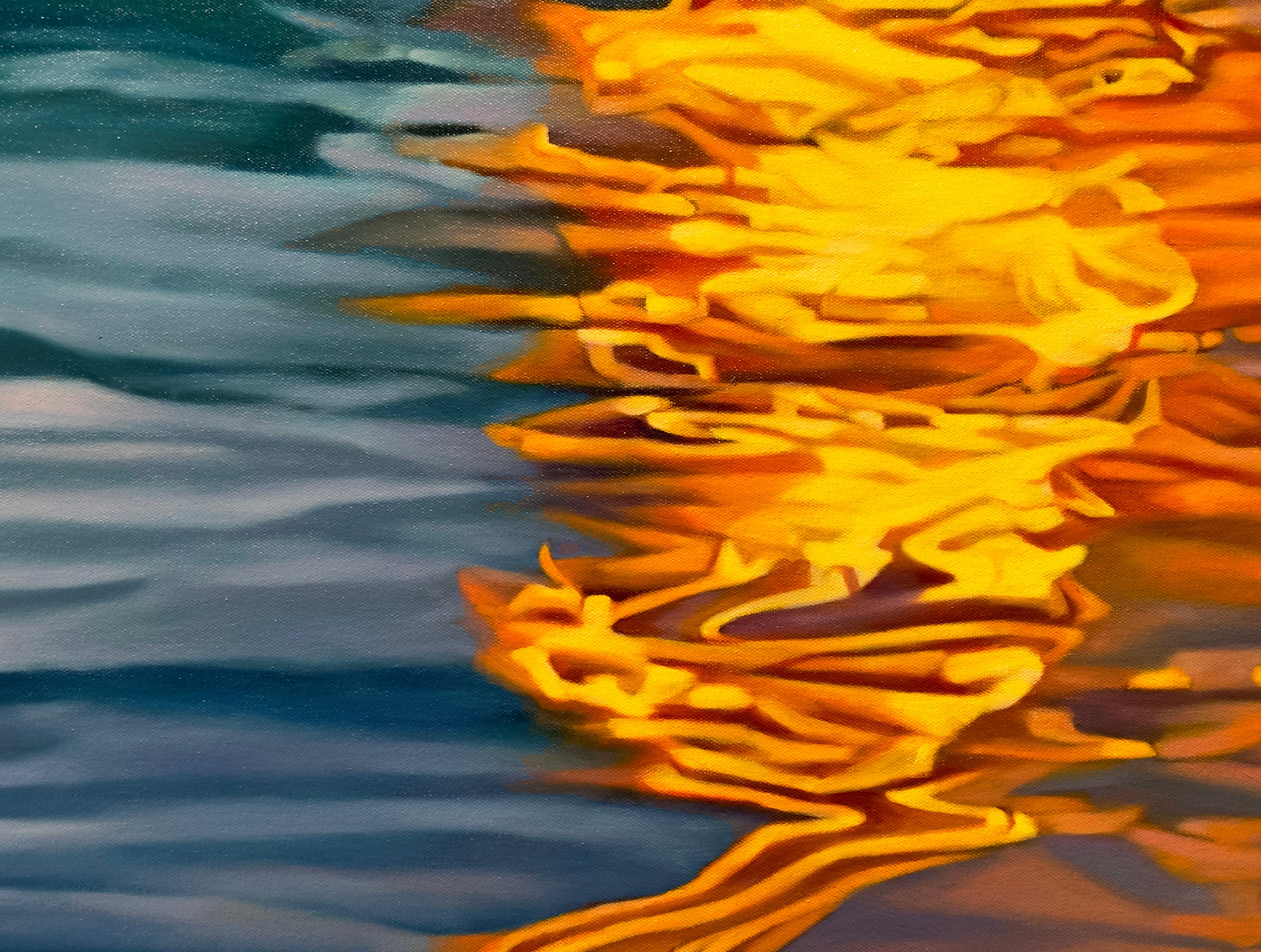 BEFORE NIGHTFALL - Realism / Waterscape / Contemporary / California For Sale 2