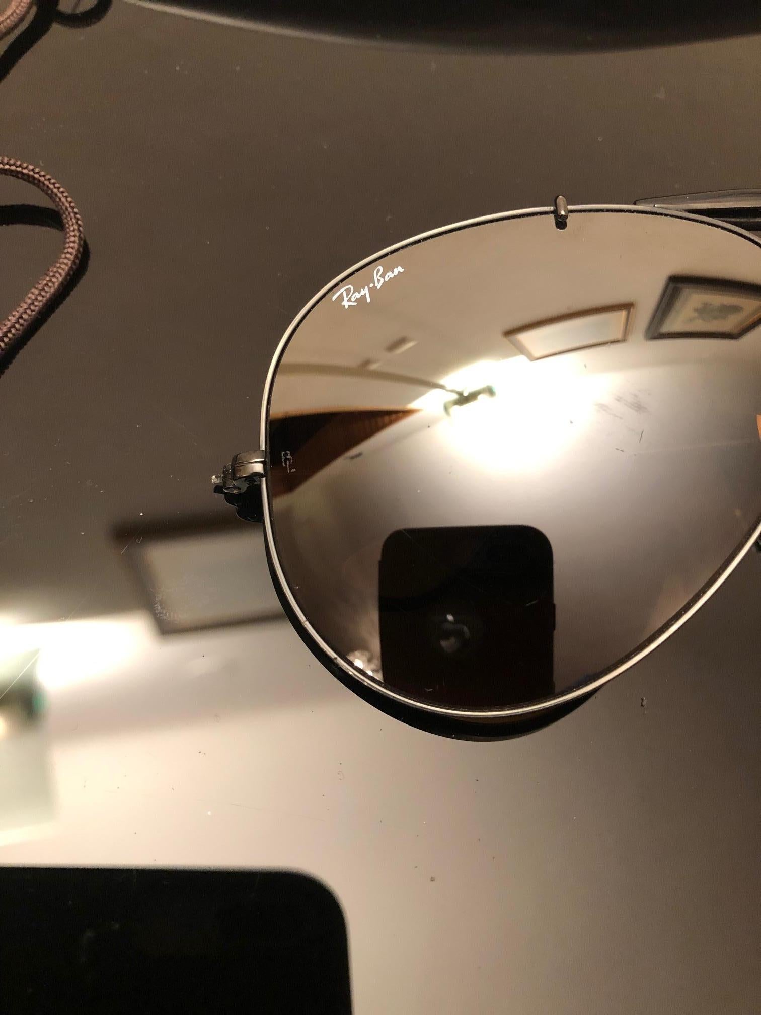 Sunglasses Ray-Ban Aviator Black Outdoorsman B-15, B & L, USA, 1980s For Sale 4