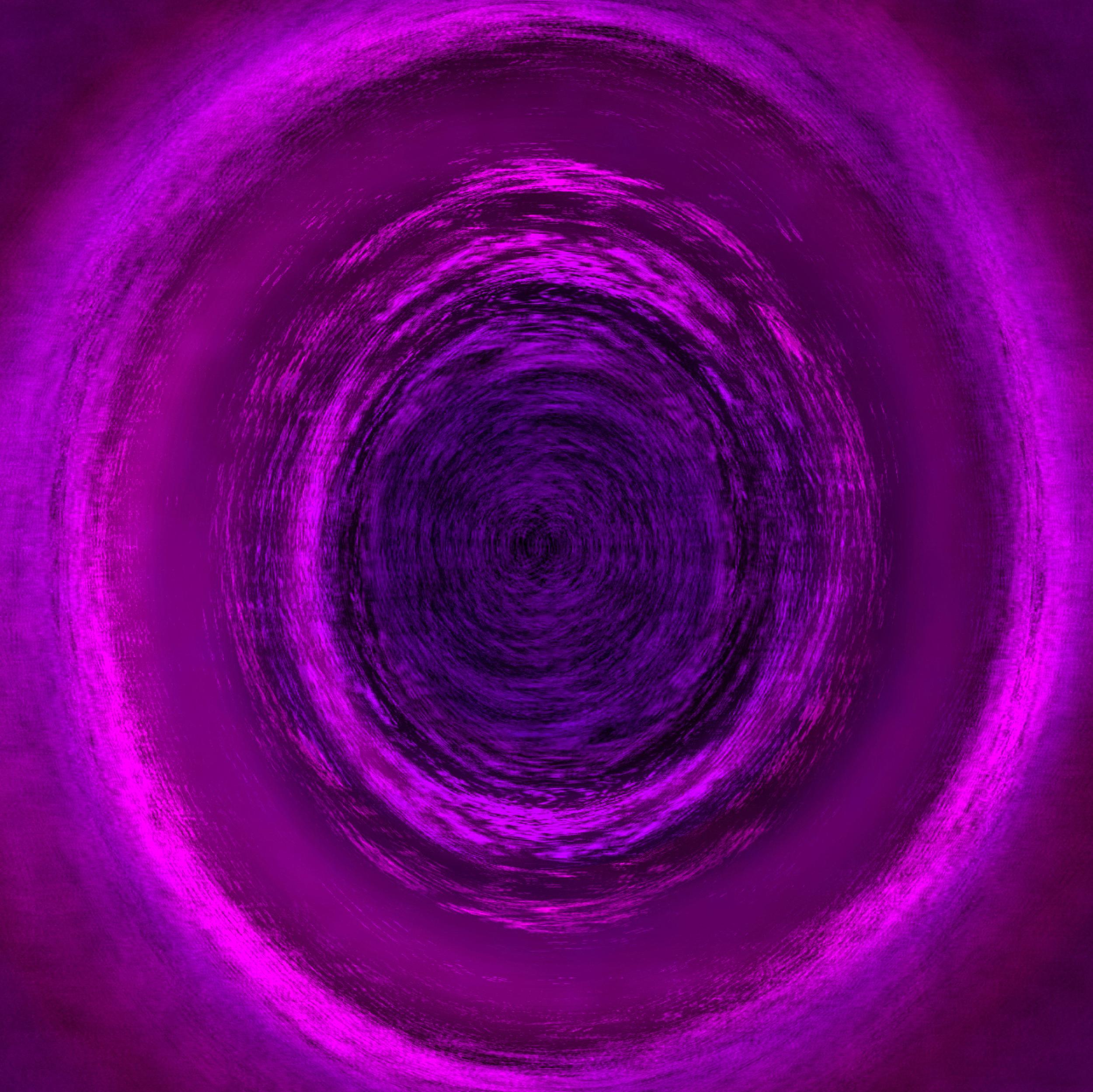 Heuristic #05 [Purple, Pink, 3D, Lenticular, New media, Circle, Galaxy, Space] - Mixed Media Art by Sungyong Hong