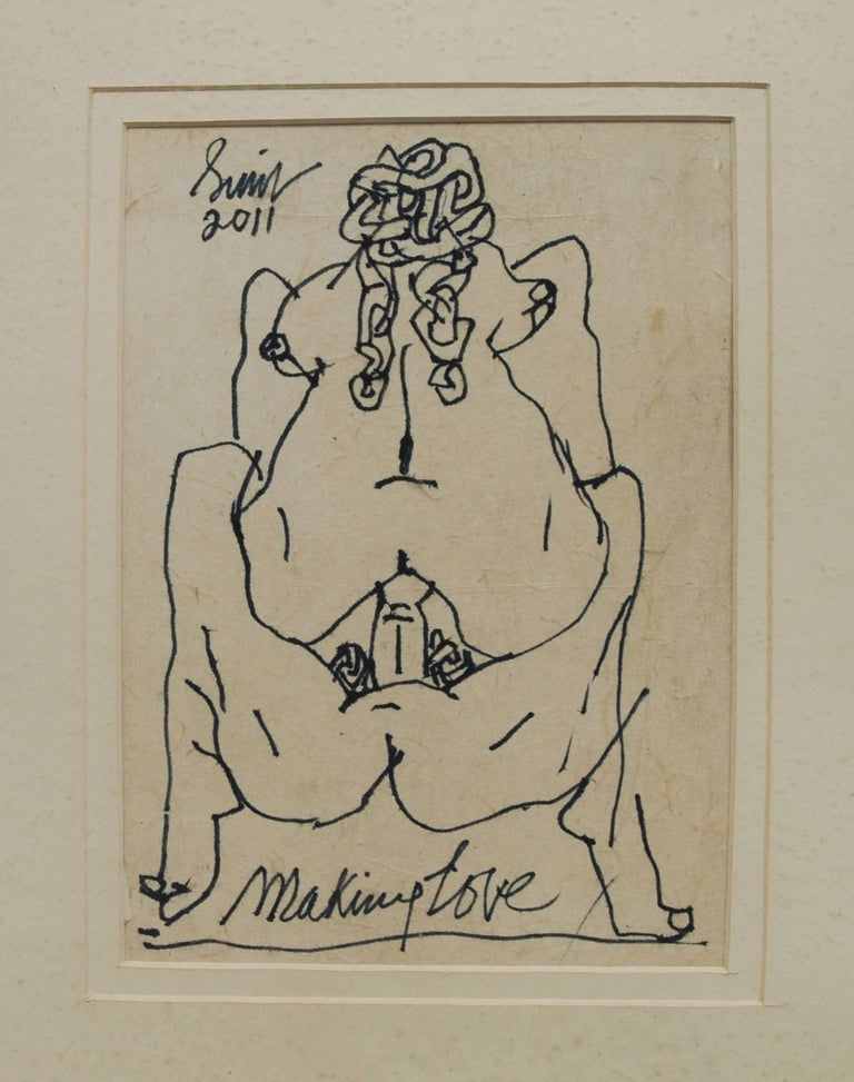 An Erotic Rendition Of Making Love By The Modern Master Padmashree Sunil Das Painting An Erotic Rendition Of Making Love By The Modern Master Padmashree Sunil Das Painting