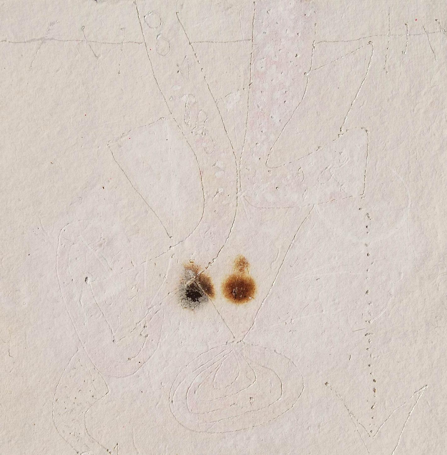 Collage Serie III, astratto, tecnica mista su carta di artista indiano 