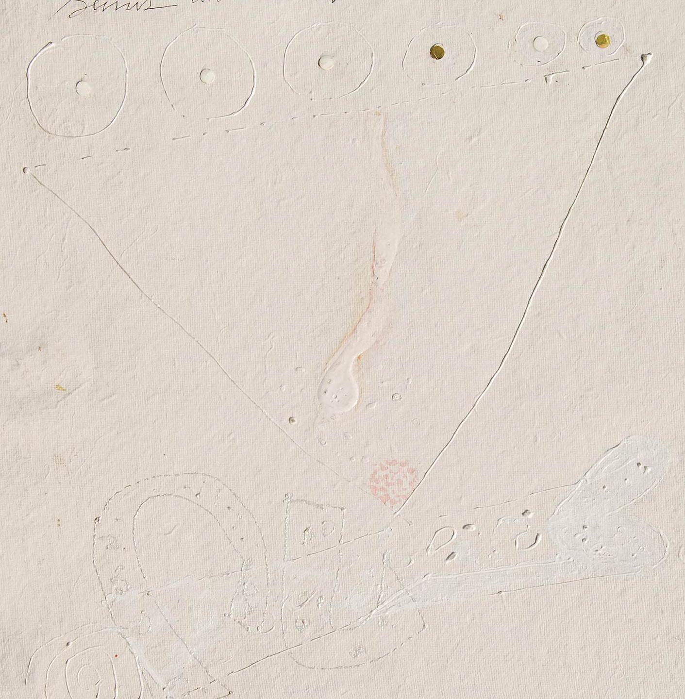 Collage Serie IV, Abstracto, Técnica mixta sobre papel por Sunil Das 