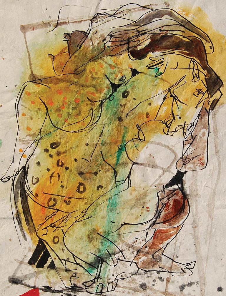 Sunil Das Colour Based Drawings Ii Acrylic Watercolor Pen