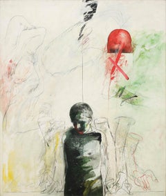 Confrontation Series, Oil on Canvas by Padma Shree Artist Sunil Das "In Stock"