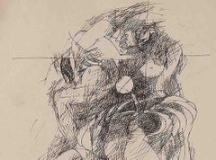 Drawings, Ink on Paper, Black & White by Padma Shree Artist Sunil Das "In Stock"