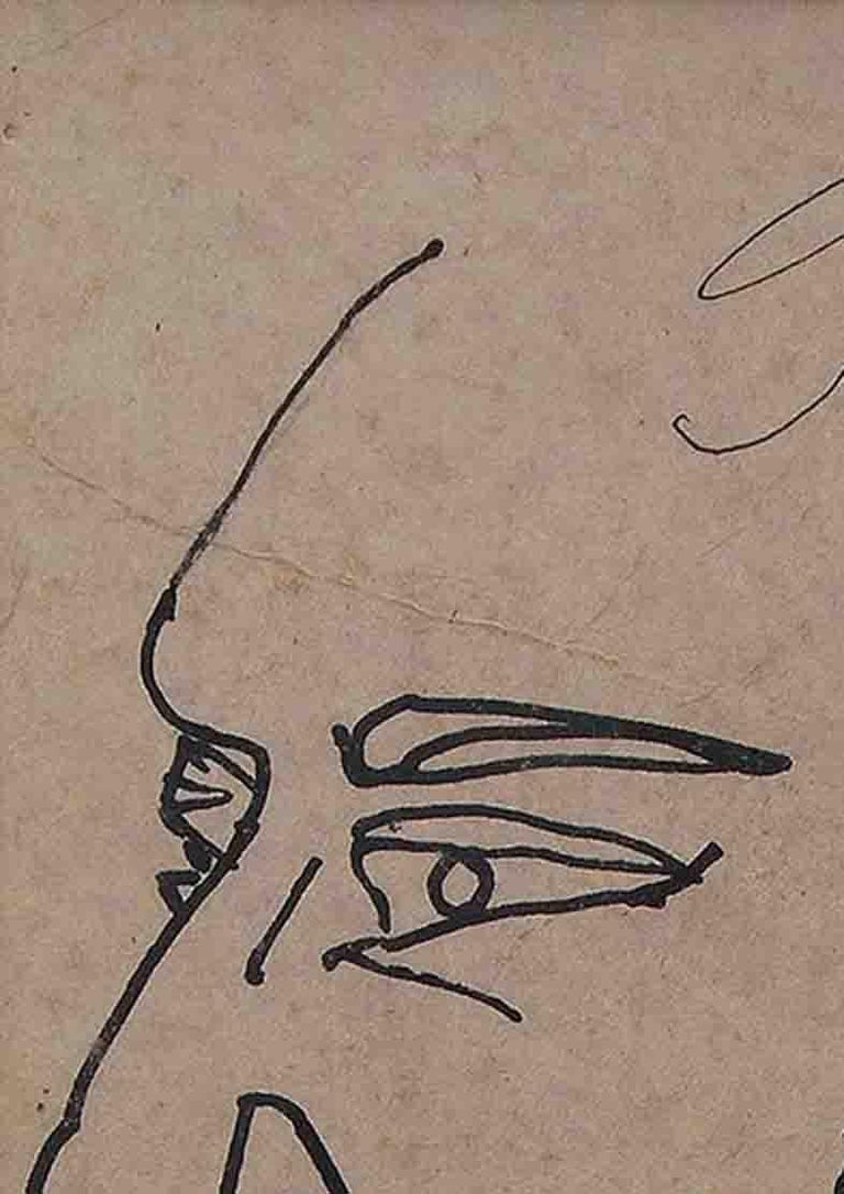 Sunil Das - Head - 9.25 x 7 inches (unframed size)
Ink on Paper
Inclusive of shipment in ready to hang form.

Sunil Das (1939-2015) was a Master Modern Indian Artist from Bengal. Extremely successful right from his college days, Sunil Das has been