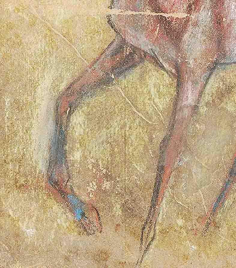 Sunil Das - Pferd I - 11 x 9 Zoll (ungerahmtes Format)
Pastell auf Sandpapier
Inklusive Versand in hängefertiger Form.

Sunil Das war einer der wichtigsten postmodernen Maler Indiens und wurde durch seine Pferdezeichnungen bekannt. Er hat ihr