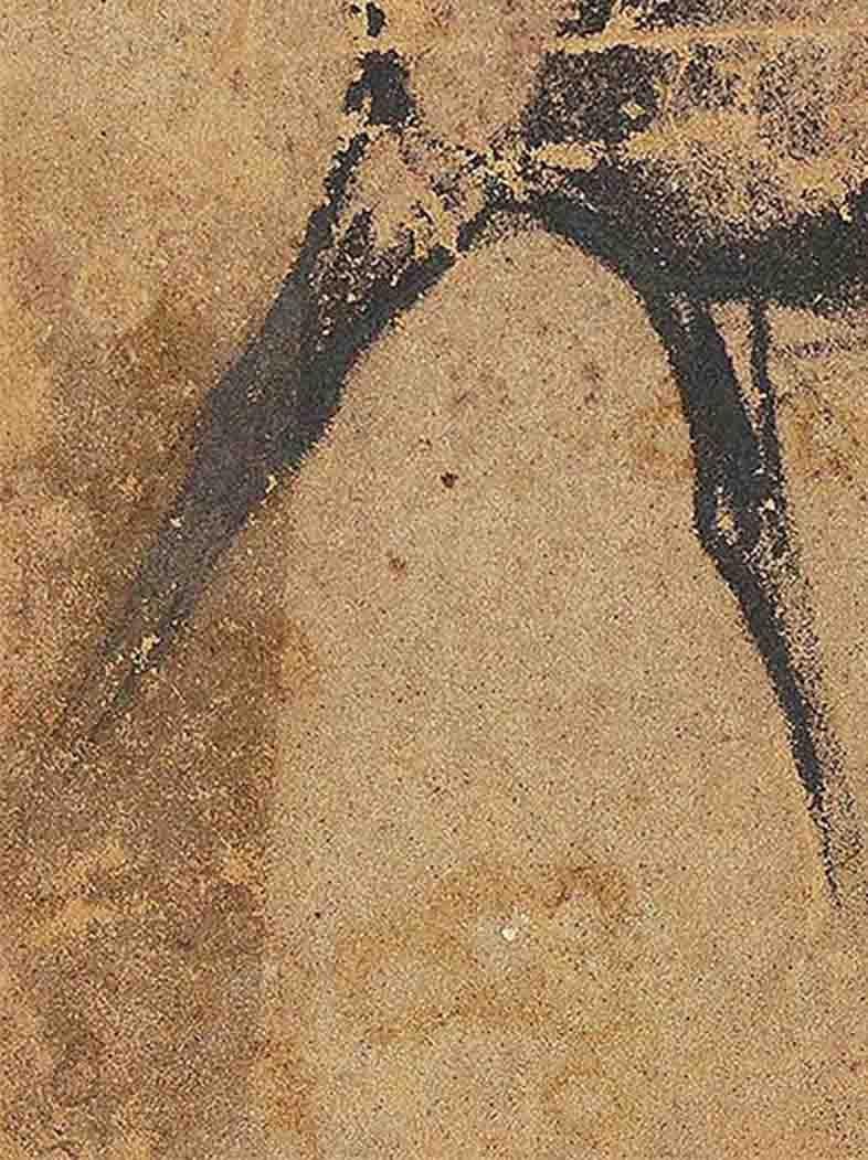 Horse III, Pastel on Sand Paper, Black by PadmaShree Artist Sunil Das 